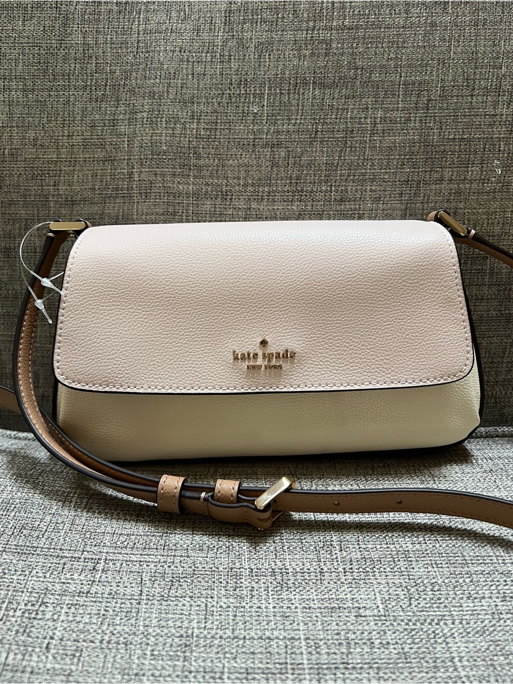 Kate Spade Sutton Mini Colorblock Genuine Leather Flap Crossbody Bag